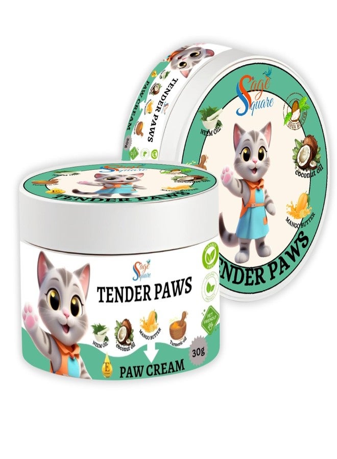 سايج سكوير كريم سيج سكوير تندر باوز لأقدام القطط - غني بزبدة الشيا وزبدة المانجو وشمع العسل لترطيب عميق | يُصلح تشققات وجفاف أقدام القطط، ويحميها من الظروف الجوية القاسية (30 غرام) (النوع 3) - Image 1